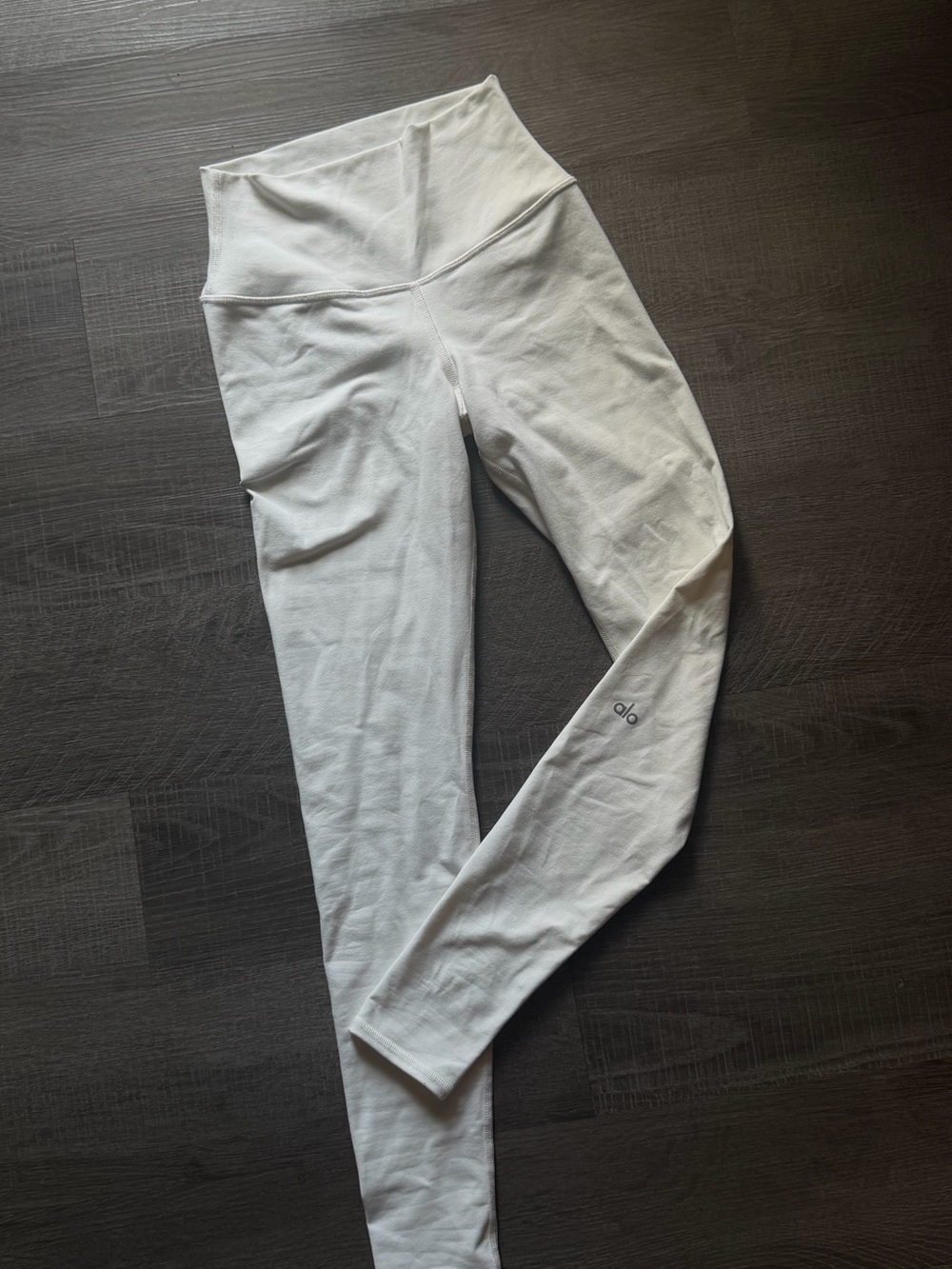 Alo Yoga High-Waist Airbrush Legging Ivory